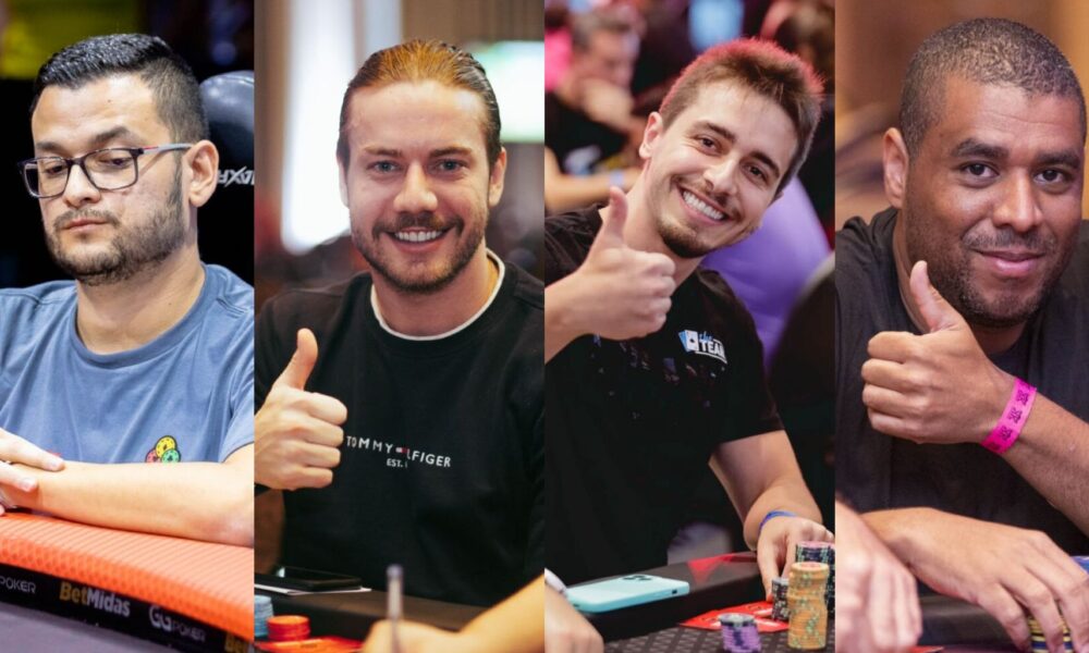 Julian Pineda, Luís Henrique Taffner, Felipe Ketzer e Roberto Bombom